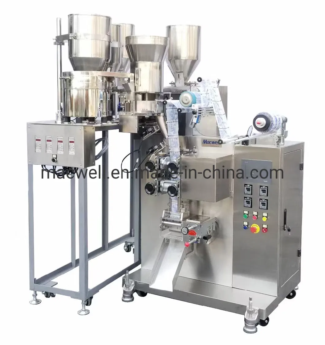 Vffs Roller Pellet Automatic Packaging Packing Machine 50~100p/M Custom Shape for Dried Vegetable Scallion Slice Mixed Carrot Cubes Chop Green Onion Meat Shrimp